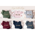 thumbnail image 2 of Embroidered 3 Chickens Funny Friends Sweatshirt, 2 of 2