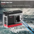 thumbnail image 4 of TELESIN IS-WTP-R01 Waterproof Camera Housing Case 40 Meters Underwater Housings Photography Accessory Compatible with ONE R 360 VR Edition Action Cameras, 4 of 7