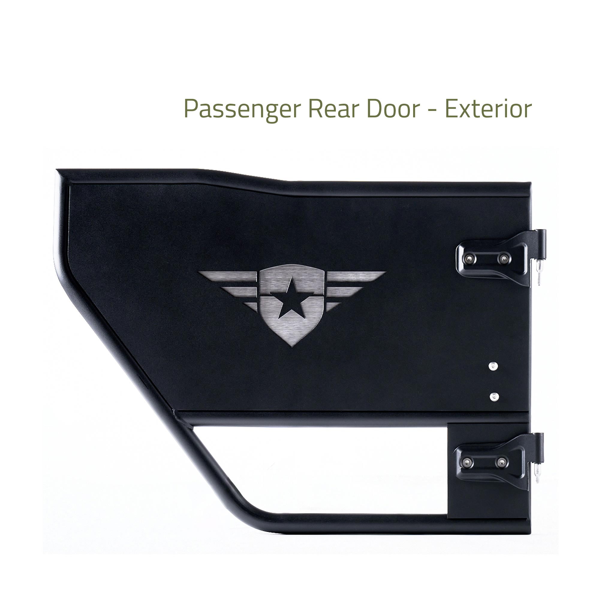 Combat Off Road Jeep JL/JLU Mission Doors - Rear Pairs