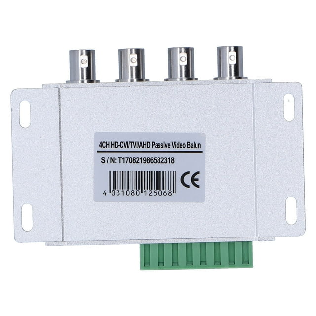 LYUMO 4CH AHD/CVI/TVI/CVBS Passive Video Twisted Pair Transceiver 720P 1080P HD BNC RJ45 UTP Converter To Balanced Signal Video Balun