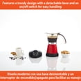 thumbnail image 4 of IMUSA 6 or 3cup Electric Espresso Maker, Red, 4 of 6