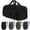 Black & Red, variant on Gonex 45L Travel Duffel Bag for Men, 3 in 1 Gym Bag Backpack with Shoes Compartment for Sports Weekender Workout