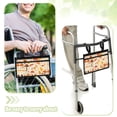 thumbnail image 3 of Jiueut Orange Mushroom Wheelchair Armrest Side Hanging Storage Bag Power Wheelchair Pouch Side Pocket for Women Electric Wheelchair Bags to Hang on Side Wheelchair Arm Bag, 3 of 7