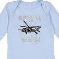 thumbnail image 4 of Inktastic Black Hawk Military Boys or Girls Long Sleeve Baby Bodysuit, 4 of 5