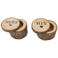 thumbnail image 5 of 2Pcs Retro Wedding Ring Box Container Unique Ring Jewelry Holder Storage Case 02#, 5 of 5