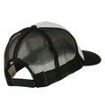 thumbnail image 4 of Fishing Beach Seagulls Embroidered Foam Mesh Back Cap - Black White OSFM, 4 of 5