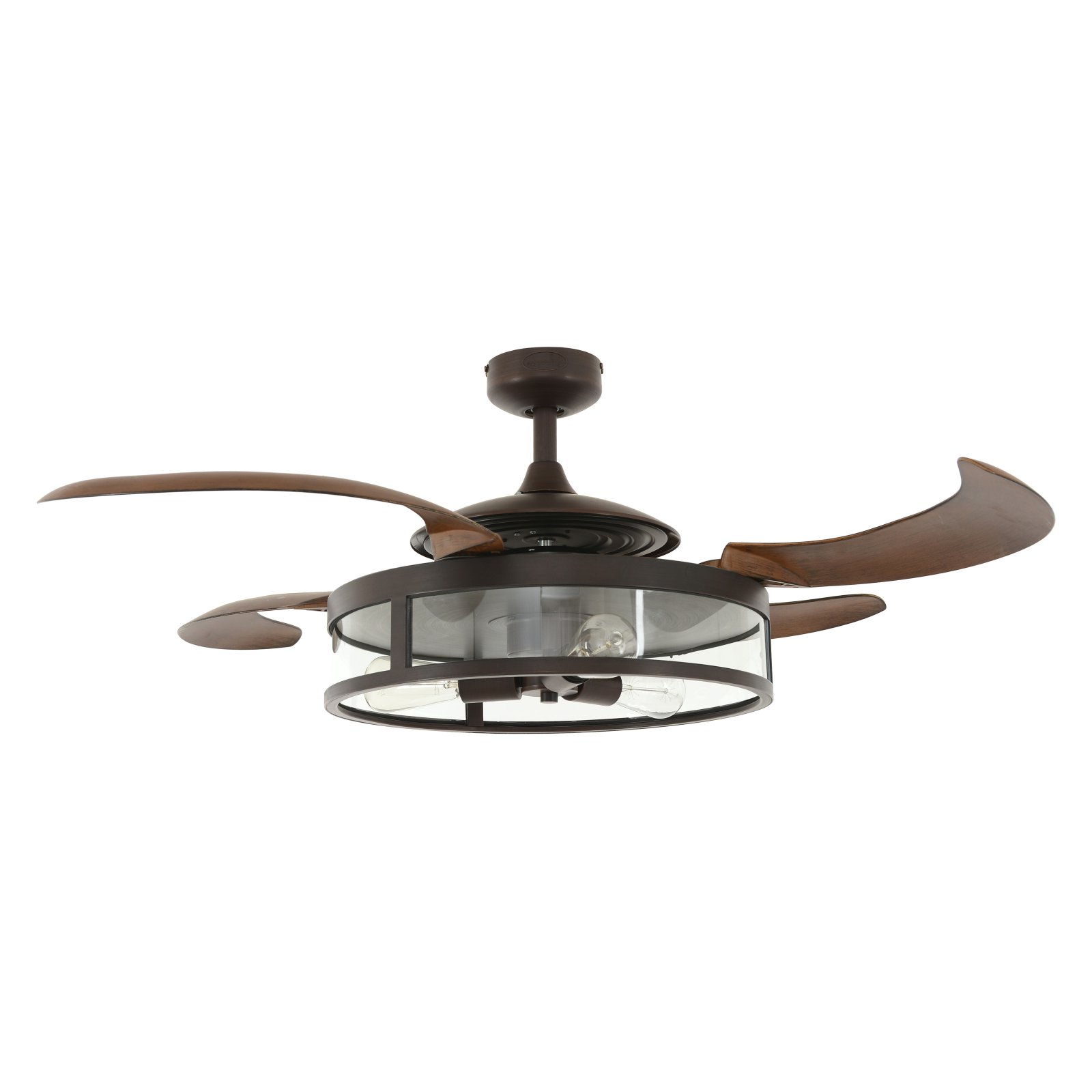 Fanaway Classic Retractable 4blade 48inch 3light AC Ceiling Fan, Oil