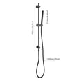 thumbnail image 2 of Cfowner Handheld Shower Head with 28" Slide Bar and 59" Hose, Bathroom Faucet for Wall - Matt Black, 2 of 6