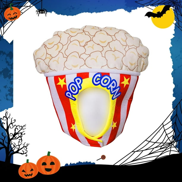 Sombrero de palomitas de maíz, sombrero de fiesta, accesorios de disfraz para fiestas de máscaras, suministros de recuerdo.