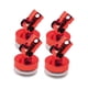thumbnail image 2 of 4 piezas de postes de carrocería RC de repuesto de metal para actualización de instalación de columna de montaje de carrocería invisible Rojo, 2 of 9