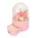 thumbnail image 1 of Caja de almacenamiento para anillos y collares, joyero de flores conservadas en forma de pájaro, joyero de flores, diseño exquisito, 1 of 8