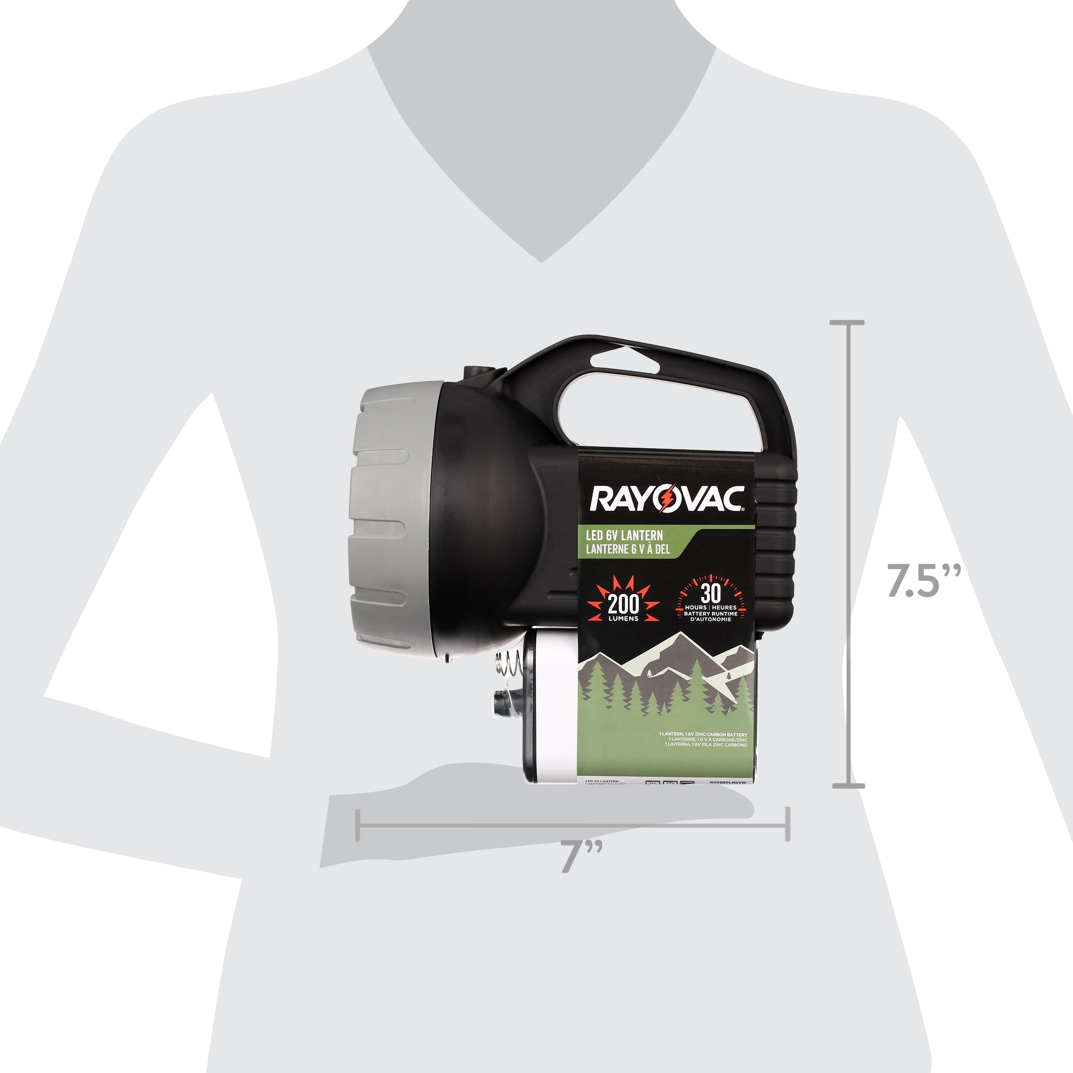 Rayovac Brite Essentials 4 LED Floating Lantern, 6V Battery