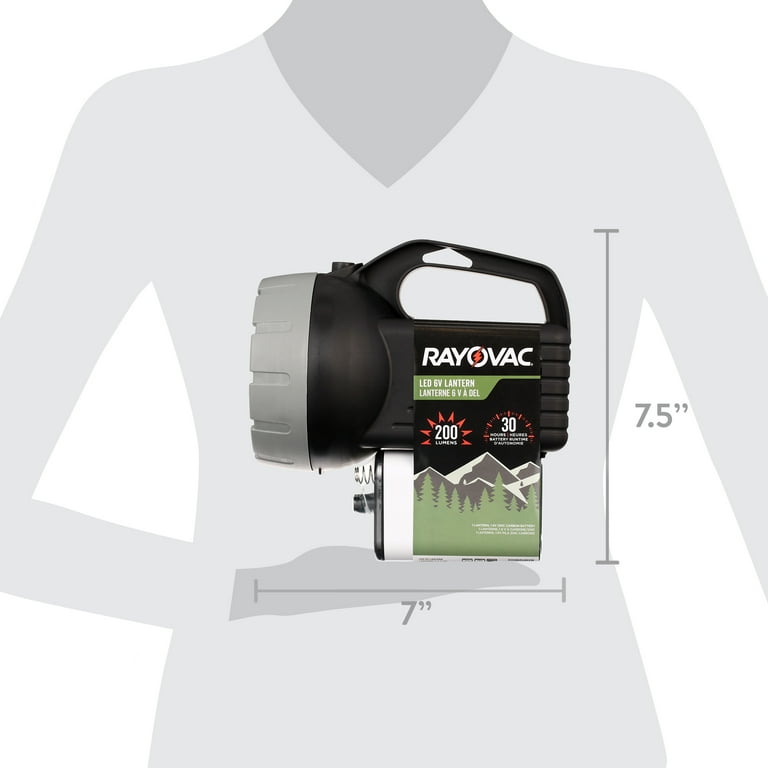 Rayovac Brite Essentials Floating Lantern, 6V Battery Included