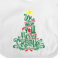 thumbnail image 4 of Inktastic We Wish You a Merry Christmas Boys or Girls Baby Bib, 4 of 4