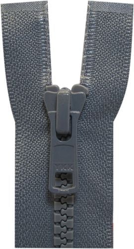 Costumakers One-Way Separating Zipper 65 cm (25.6), #5 Molded Teeth, Rail, 60 cm / 24"