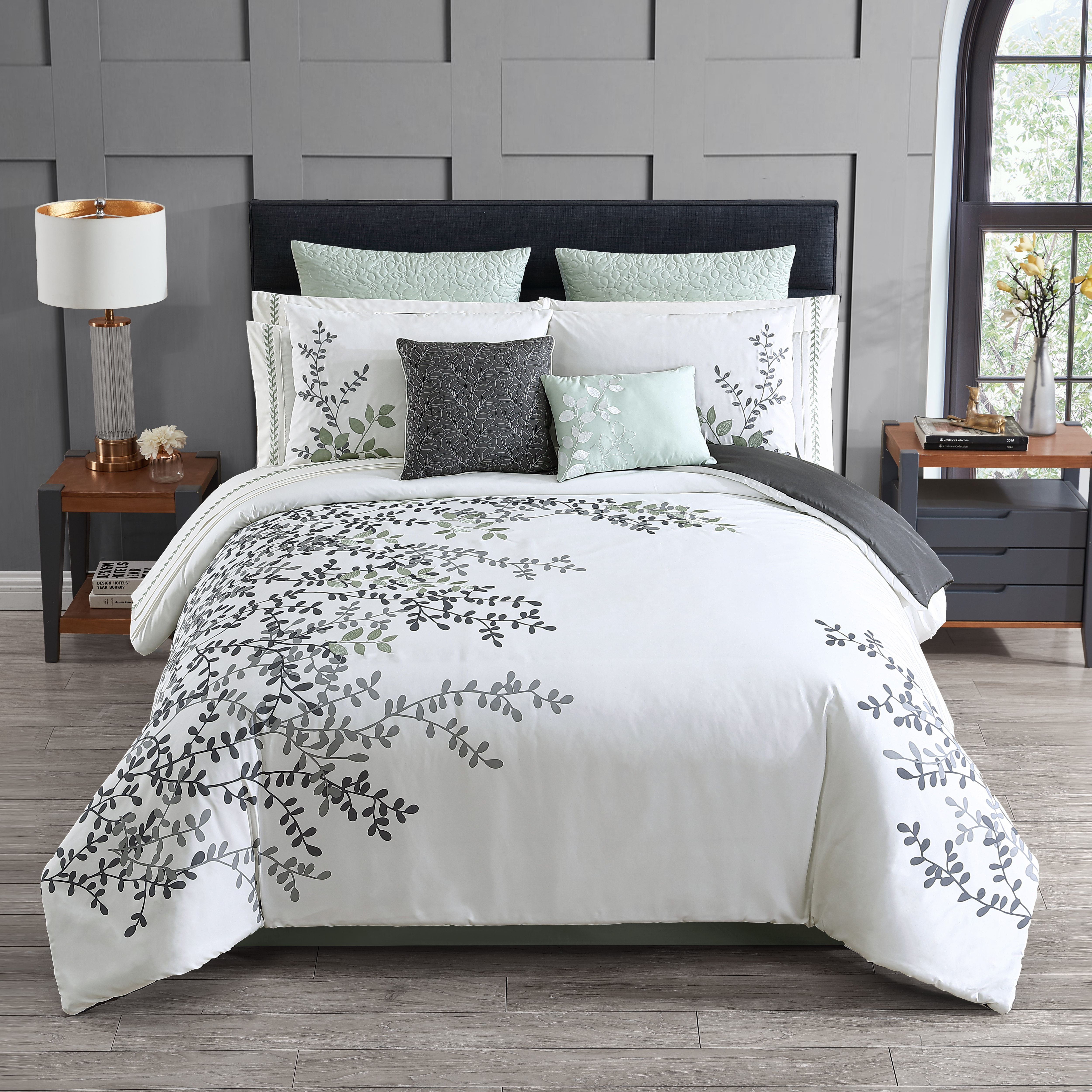 New Printed Duvet Home Hotel Quilt Cover Designing Reversible Bedding Set 