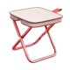 thumbnail image 2 of Taburete de camping portátil plegable, silla de picnic, silla de camping, resistente, para acampar Rosa 28x23x30cm, 2 of 9