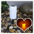 thumbnail image 4 of Luz LED para acampar al aire libre, luz solar impermeable con forma de vela para cementerio, luz conmemorativa para el duelo, bricolaje, 4 of 6