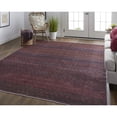 thumbnail image 4 of 10' X 14' Red And Gray Striped Power Loom Area Rug, 4 of 9