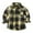 Light Yellow, variant on UngA Boys Flannel Jacket Boy's Cotton Western Long Sleeve Button Down Plaid Shirt Brick Red,1-2 Years