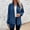 Dark Blue, variant on Plus Size Women's Long Sleeve Cardigan with Irregular Hem - Soft Stretch Knit Open Front Duster Coat for Casual Fall Fashion, Cozy Layering Piece for Home Lounging or Weekend Errands