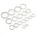 thumbnail image 4 of BTOER 18Sizes 450Pcs Car Engine Oil Drains Plug Aluminum Washer Gasket Nut Bolt Set Sealing Ring O Rings Kit Set, 4 of 9