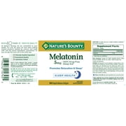 Natures Bounty 5Mg Melatonin Treat Relaxation & Sleep Aid, 90Ct, 2-Pack