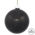 thumbnail image 2 of Vickerman 3" Jet Black Shiny Ball Ornament, 32 per Box, 2 of 2