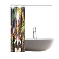 thumbnail image 2 of ARTJIA Lion And Tiger Head, And Mystic Woman FaceShower Curtain Bathroom Decor 66x72 Inch, 2 of 2
