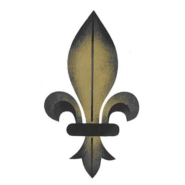 Small Fleur de Lis Wall Stencil SKU #2957 by Designer Stencils