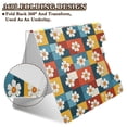 thumbnail image 2 of FORMRS A4 Clipboard Folder with Pen Holder Horizontal Foldable School Office Binder, Yellow Checkered Daisy, 2 of 9