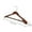 D, variant on Wide Shoulder Wooden Coat Hangers for Suits & Jackets | Solid Wood Clothes Hanger | 45x6x24cm | Vintage Style | Hotel & Retail Use | 1-Pack