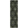 thumbnail image 2 of Addison Rugs Chantille Indoor/Outdoor Transitional Medallions Green Washable Runner Rug, 2'3" x 7'6", 2 of 6