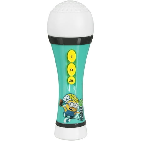 Minions Microphone with Built-in Speaker Box