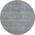 thumbnail image 2 of Addison Rugs Mayfield Premium Machine Washable Transitional Stripes Blue Round Rug, 8' x 8', 2 of 6