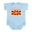 Sky Blue, variant on CafePress - Macedonian Infant Bodysuit - Baby Light Bodysuit, Size Newborn - 24 Months
