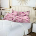 thumbnail image 6 of GZHJMY Beautiful Rose Pattern Pillowcase Standard Size, Super Soft Pillow Shams Covers, Plush Cozy Pillow Cases with Zipper, 20" X 26"（232）, 6 of 6