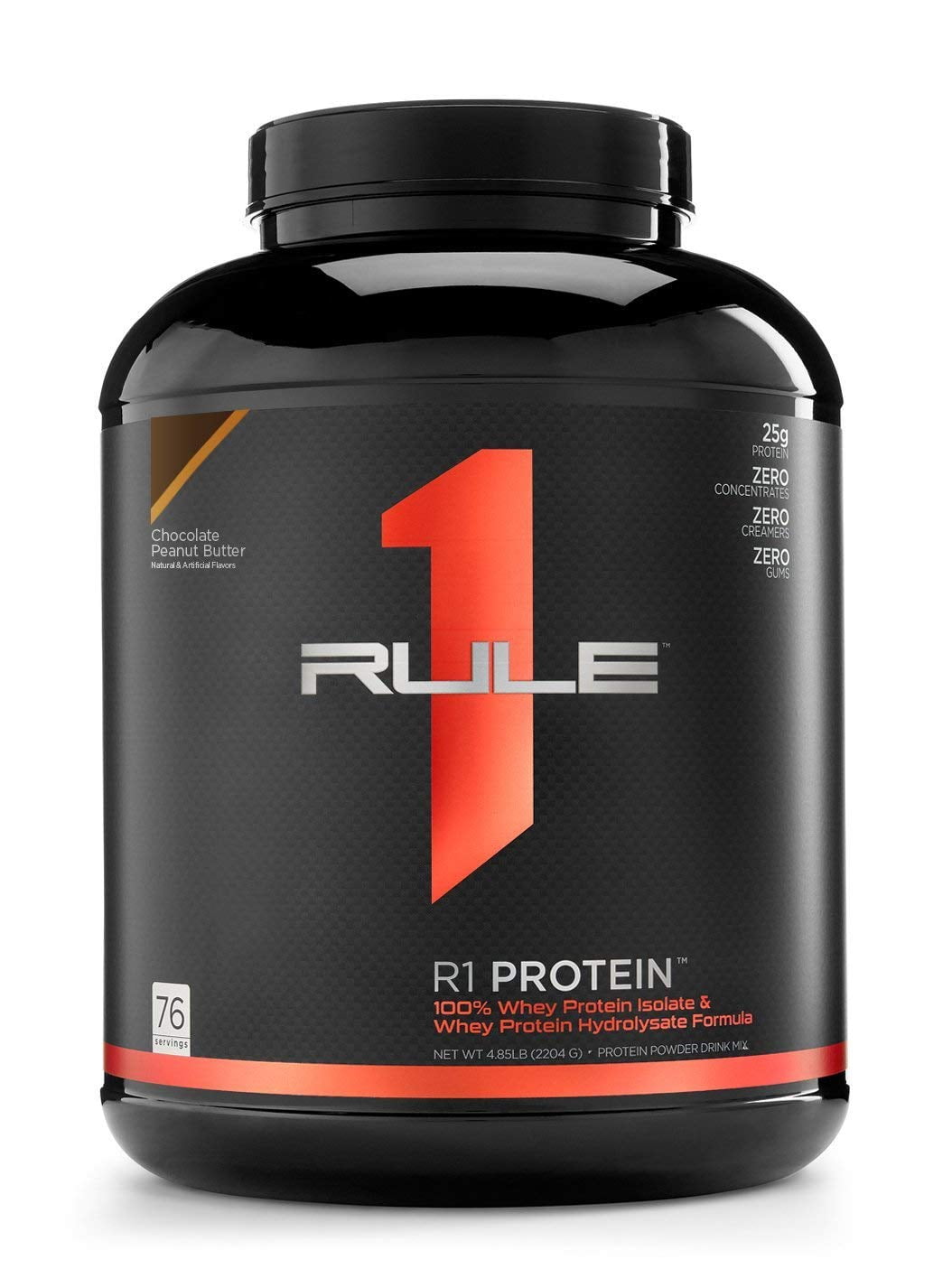 Rule One R1 Protein Rule 1 Whey Isolate 76 Servings Chocolate Peanut