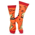 thumbnail image 4 of TeeHee Fun Music Novelty Crew Socks for Men 3-Pack (10-13, Jazz Drums Music Band), 4 of 8