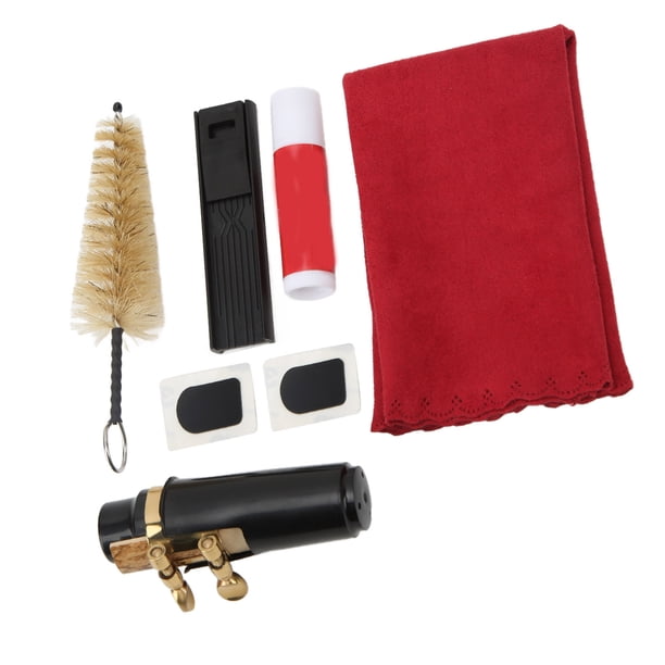 Kit De Boquilla Para Saxofón, Cepillo Con Tapa De Grasa De Corcho, Juego De Boquillas De Fijación Firme Y Duradera, Ligadura Para Mantenimiento