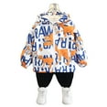 thumbnail image 3 of WOLLED Kids Boys Thin Zipper Jacket Youth Color blocking Zipper Tops 2-13T Toddler Baby Hooded Windbreaker Jacket, 3 of 10