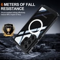 thumbnail image 6 of ELEHOLD Case for Samsung Galaxy S26 Ultra Crystal Clear Compatible with Mag Safe,Full Body Shockproof Protective Cover with Built-in Tempered Glass Screen Protector,Black, 6 of 7