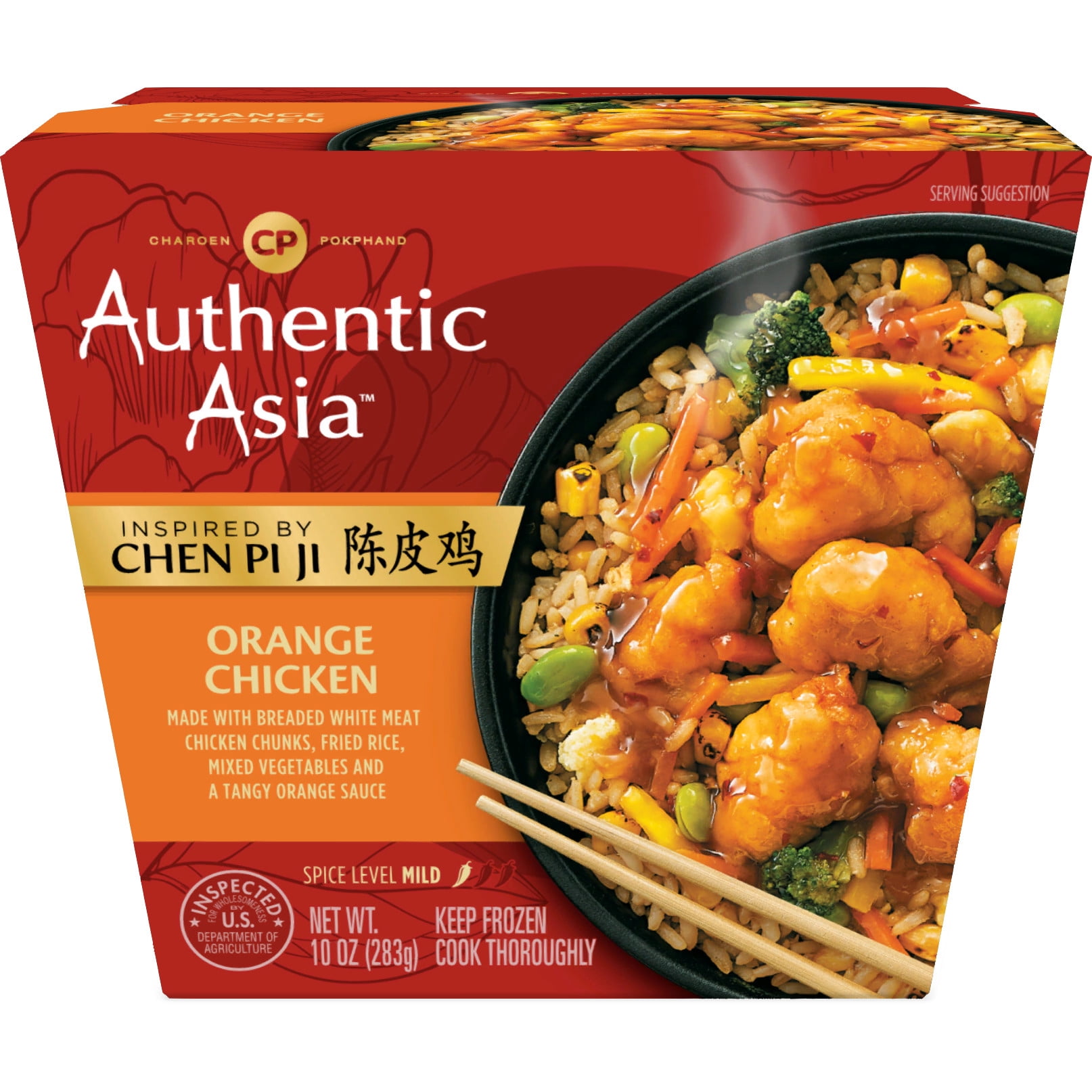 Asia Orange Chicken 10oz | Organic meal packs for retail - Walmart