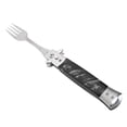 thumbnail image 1 of Camping Utensils Fork, Folding Spring Fork Sturdy  for Travel Black, 1 of 7