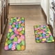thumbnail image 5 of Set de alfombras de cocina de Pascua con respaldo antideslizante - Felpudos absorbentes para entrada, baño y fregadero - 40x60cm + 40x120cm Alfombra decorativa, 5 of 9
