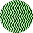 thumbnail image 1 of Ahgly Company Indoor Round Abstract Green Contemporary Area Rugs, 5' Round, 1 of 1
