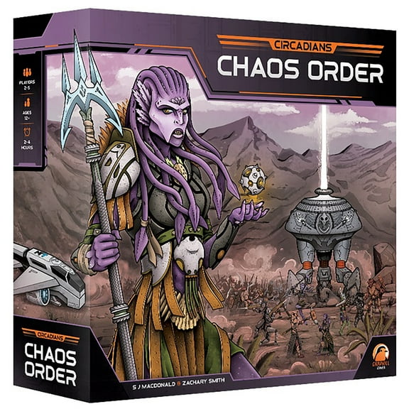 Circadians: Chaos Order - Strategy Boardgame, Ages 14 , 2-5 Players, 120-240 Min