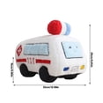 thumbnail image 4 of Ambulance Plush Toy, Soft Cartoon Car Pillow, Cute Stuffed Animal with Realistic Design for Kids Imaginative Play, Comforting Hugs Toddler Gift, 4 of 7