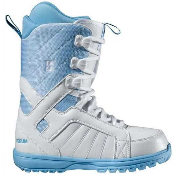 Forum Bebop Women's Snowboard Boots White/Blue - 5