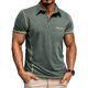 thumbnail image 1 of pstuiky camisetas camisas para hombre, Camiseta deportiva informal de manga corta con bolsillos para hombre, color liso, para entrenamiento físico ropa de hombre m, 1 of 9
